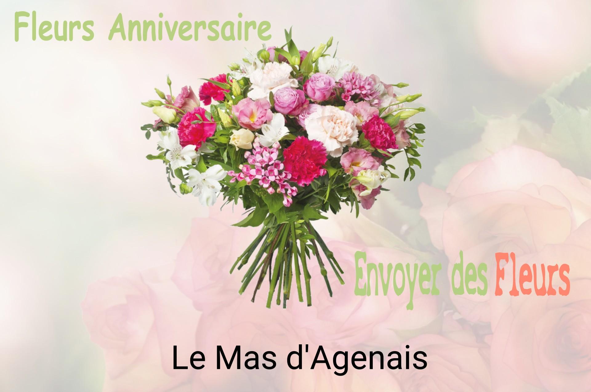 Bouquet de fleurs d’anniversaire livré à Le Mas-d'Agenais