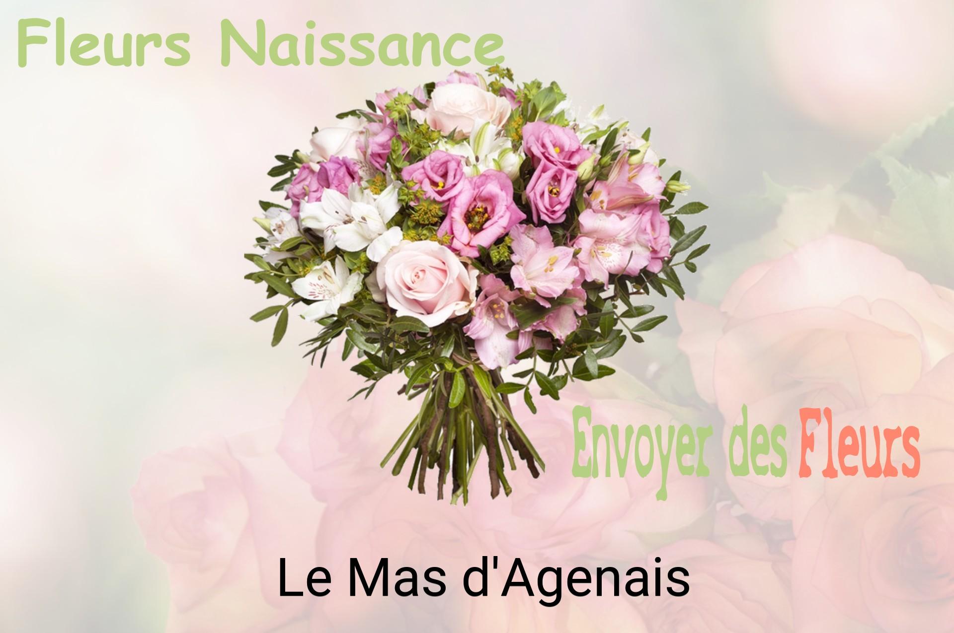 Bouquet de fleurs de naissance livré à Le Mas-d'Agenais