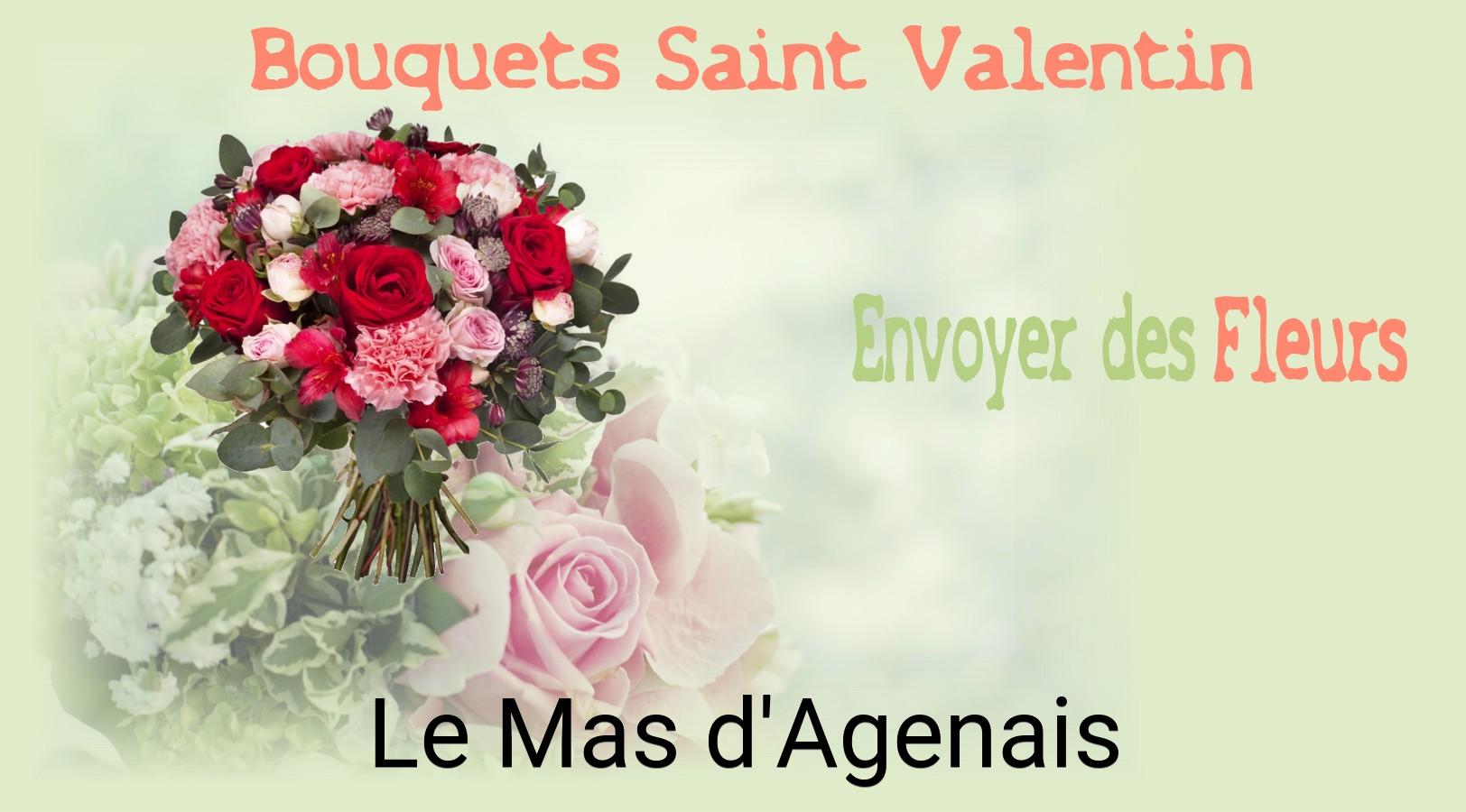 Roses de Saint-Valentin livrées à Le Mas-d'Agenais